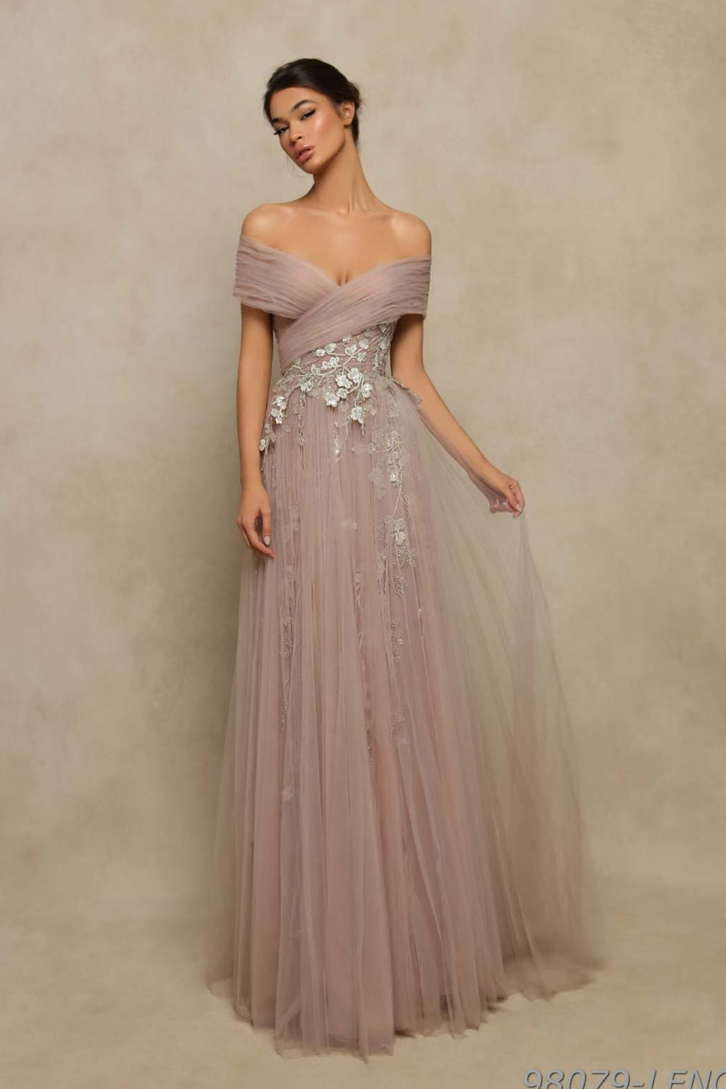 Lenora Off The Shoulder Gown
