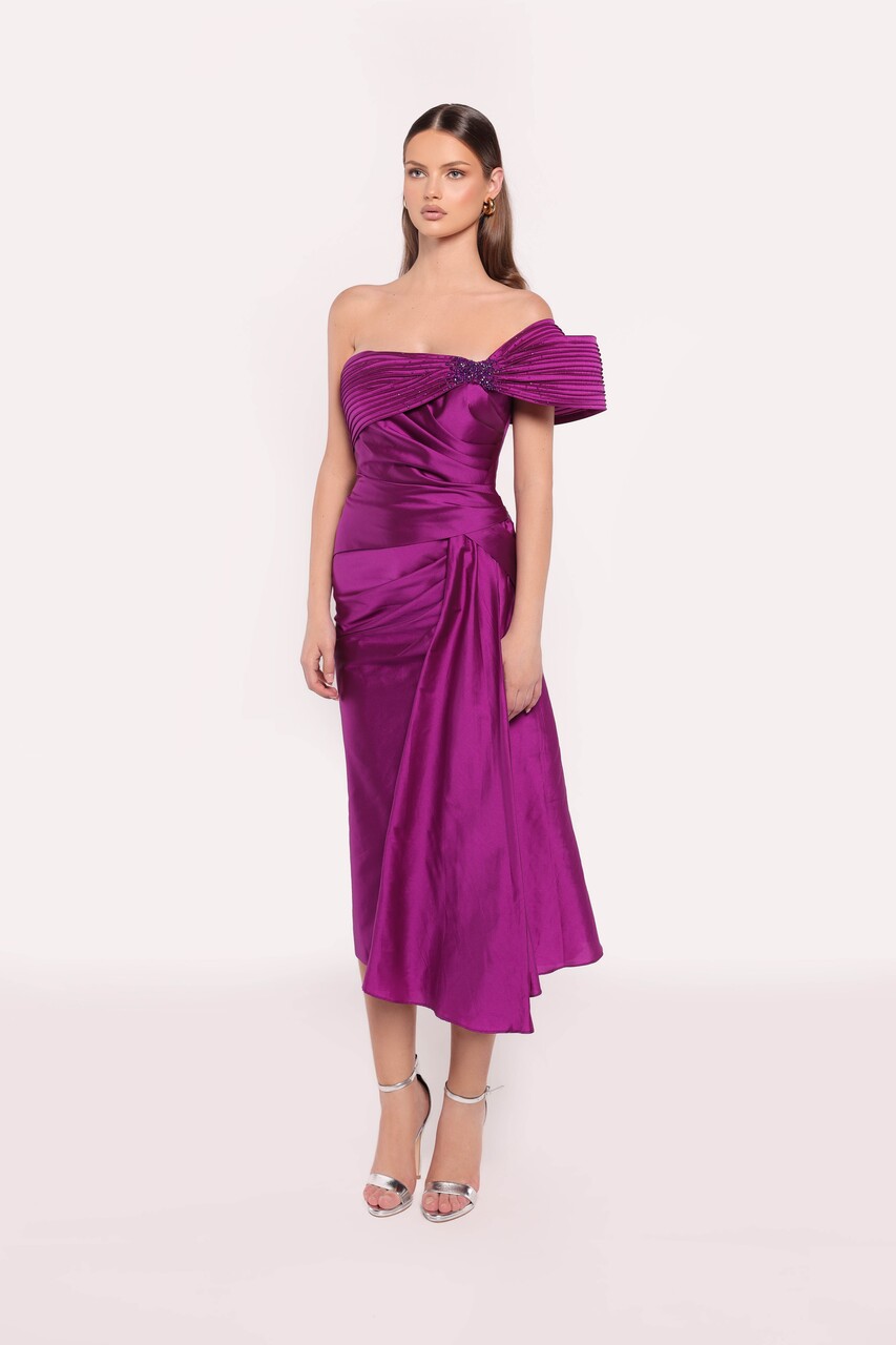 Lidya Taffeta Dress
