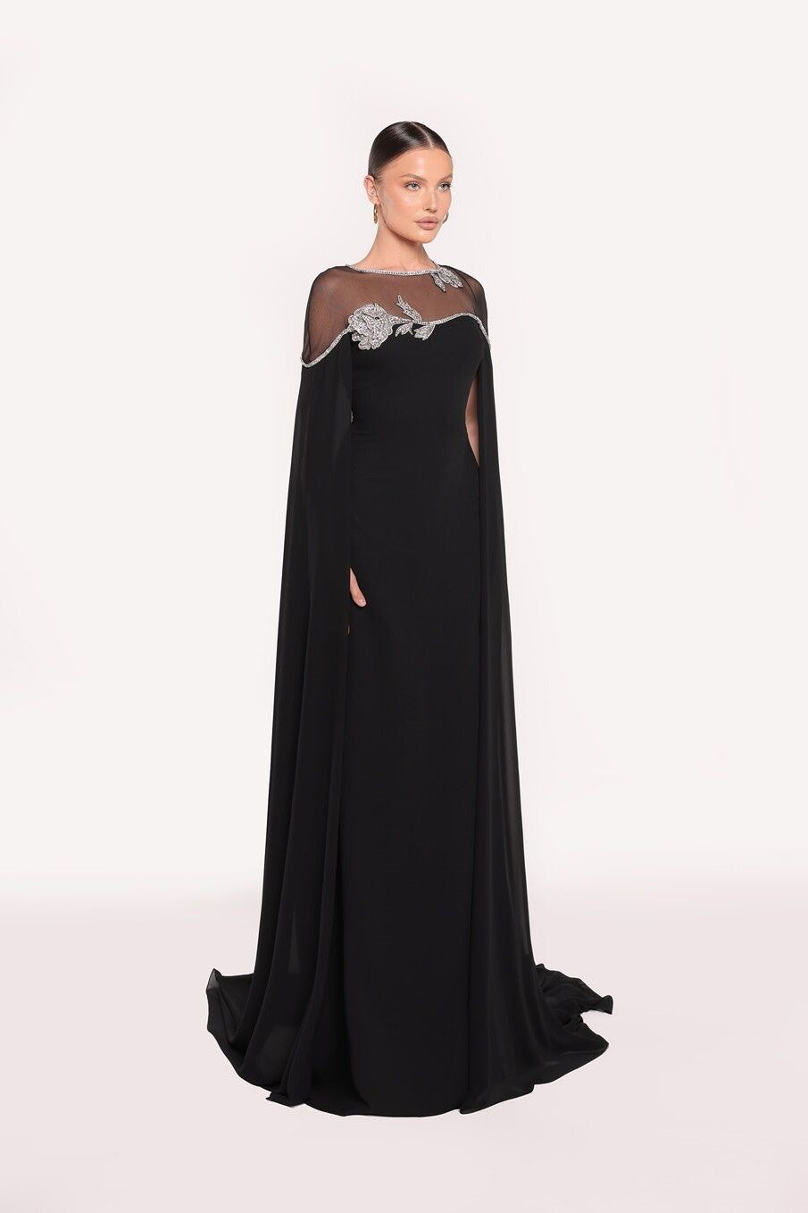 Lanina Crepe Gown