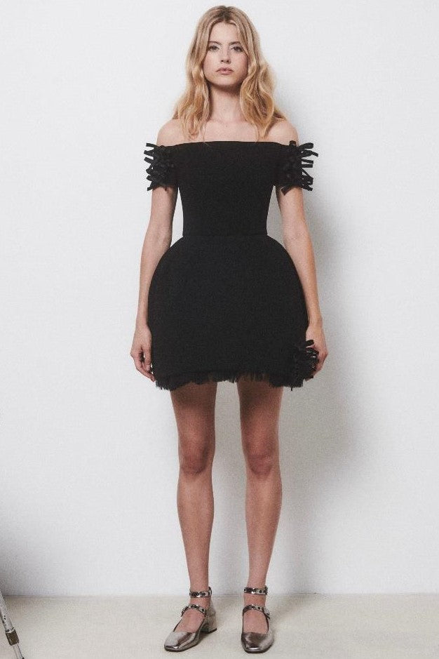 Off-Shoulder Short Dress