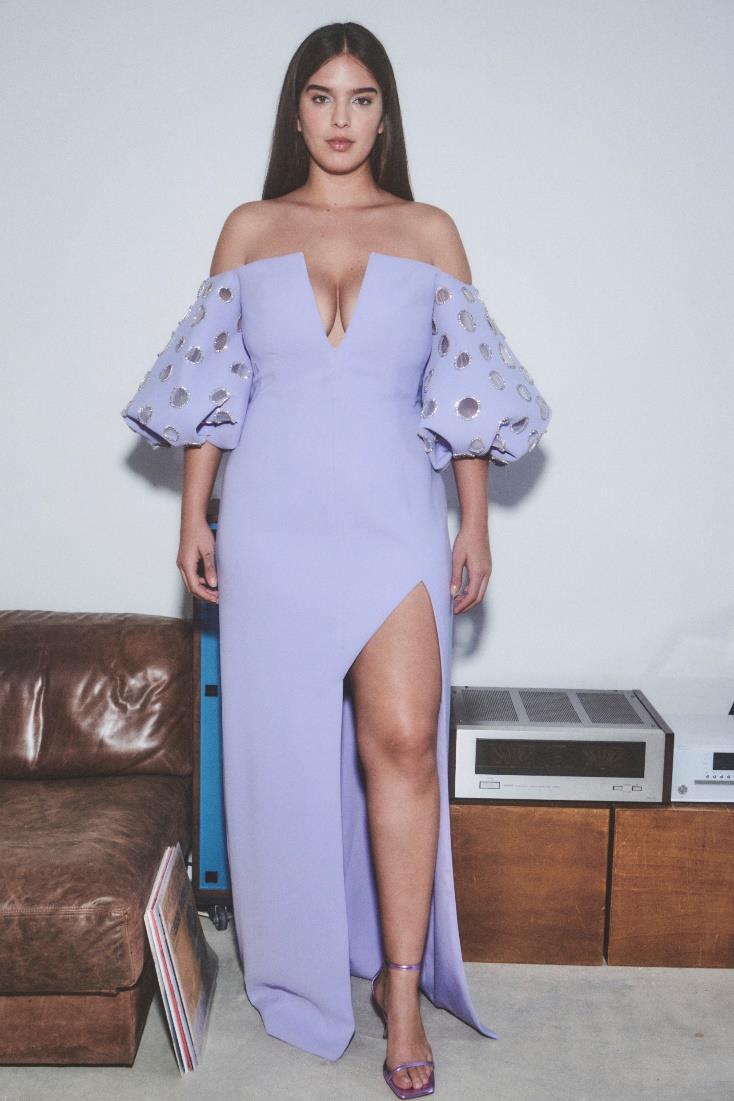 Crystal Embroidered Gown