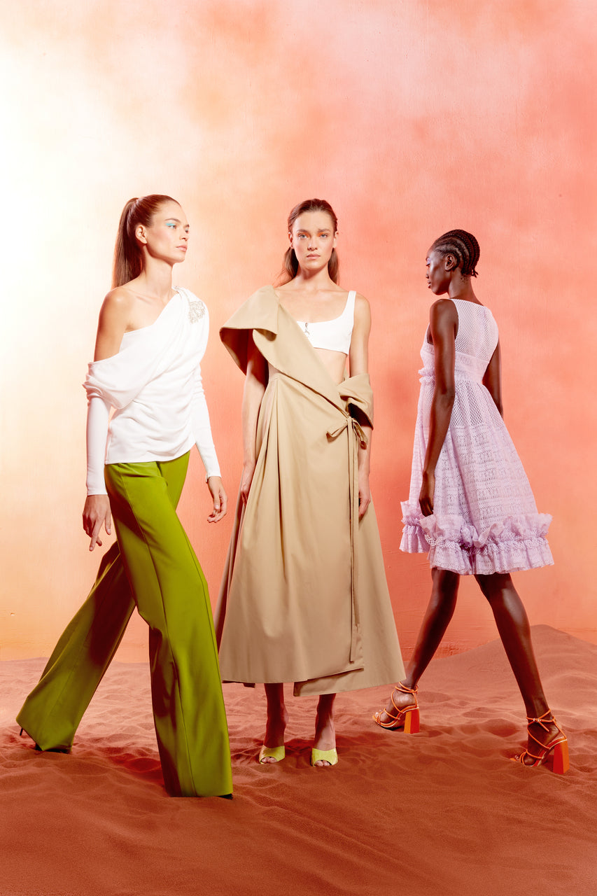 Lace and Ruffled Dress