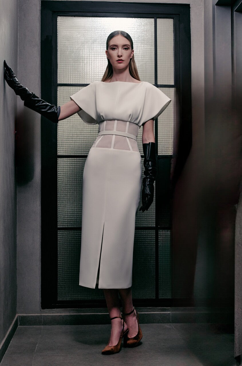 Kimono Sleeved Corest Dress