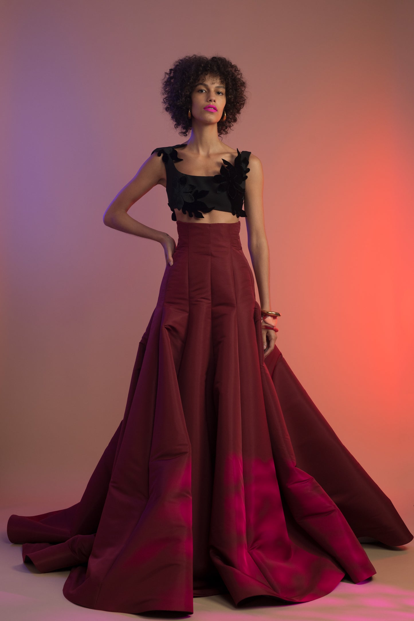 Cady Top and Faille Skirt