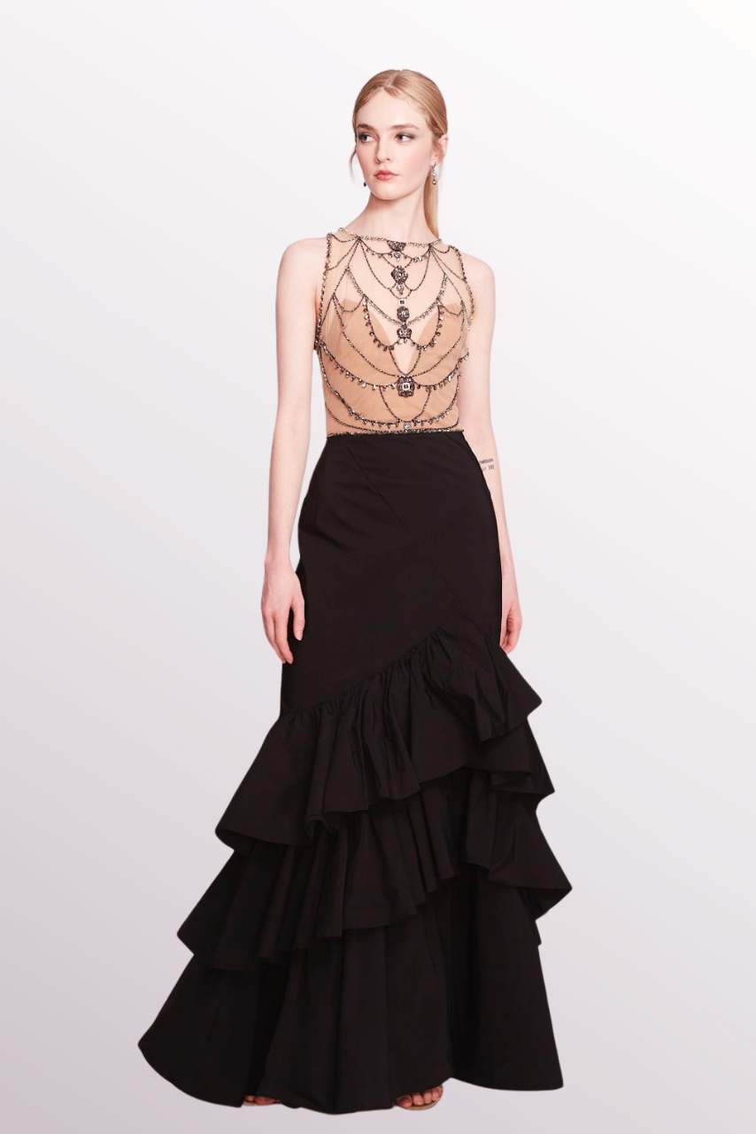 Embellished Evening-Dress