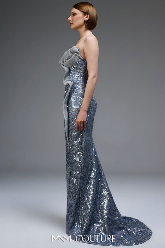 Sequin Column Gown