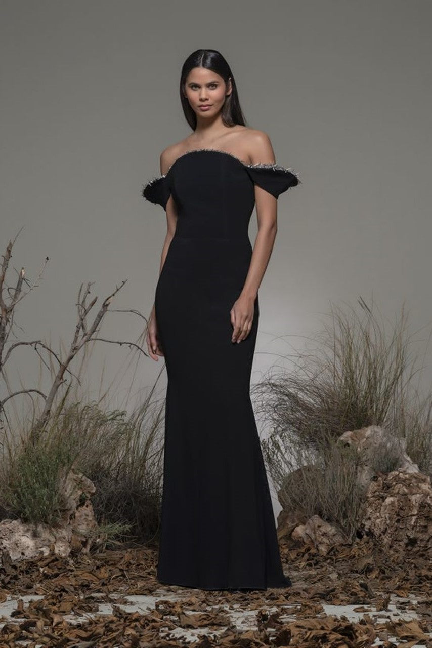 Besenzone Off Shoulder Gown