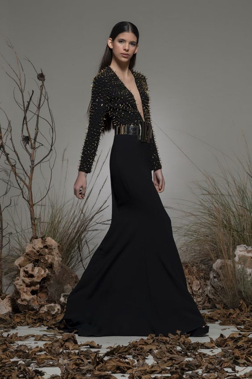 Besana Long Sleeve Gown