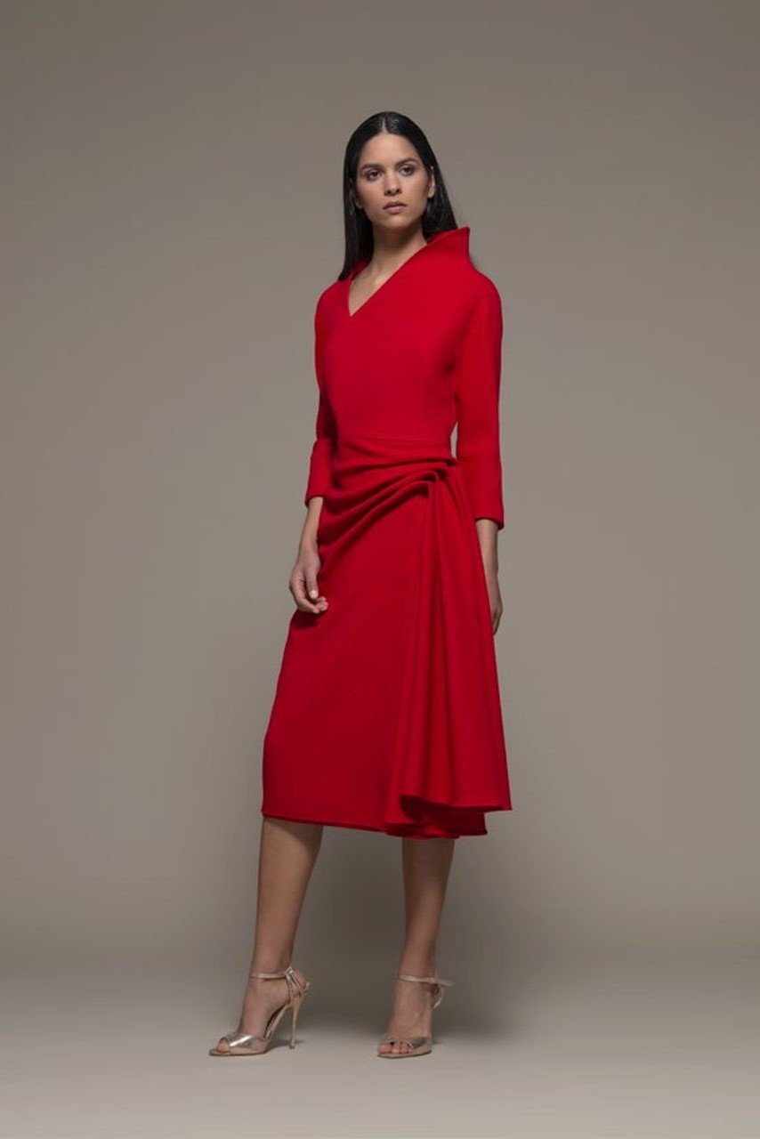 Bardineto ? Sleeve Midi Dress