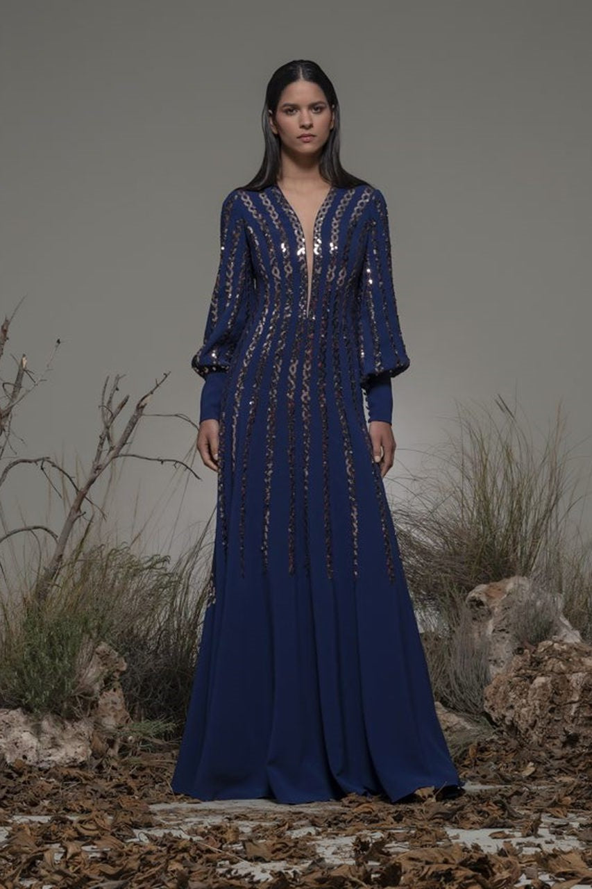 Borgiolis Long Sleeve Gown