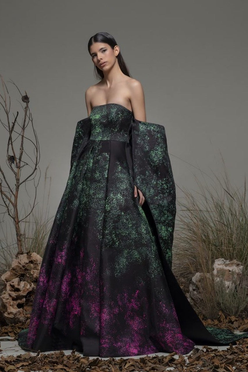 Bellino Strapless A-Line Gown