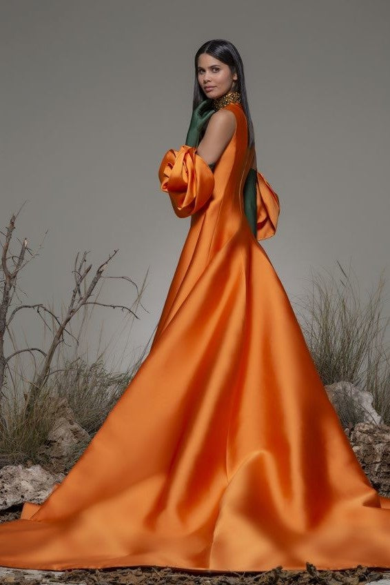 Bitti Sleeveless A-Line Gown