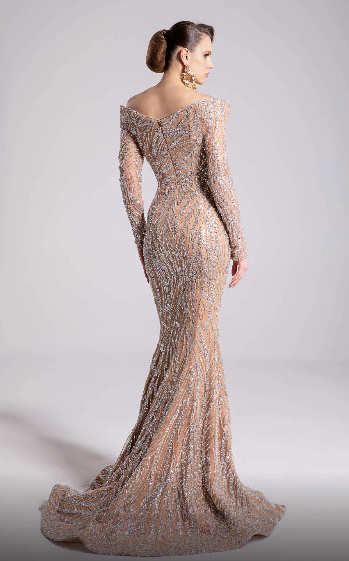 Sequined Mermaid Gown