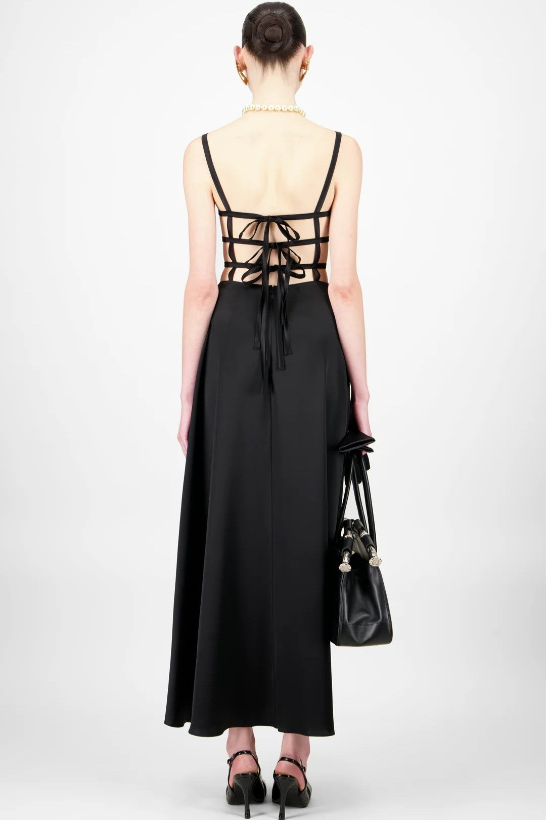 Silky Satin Midi Dress