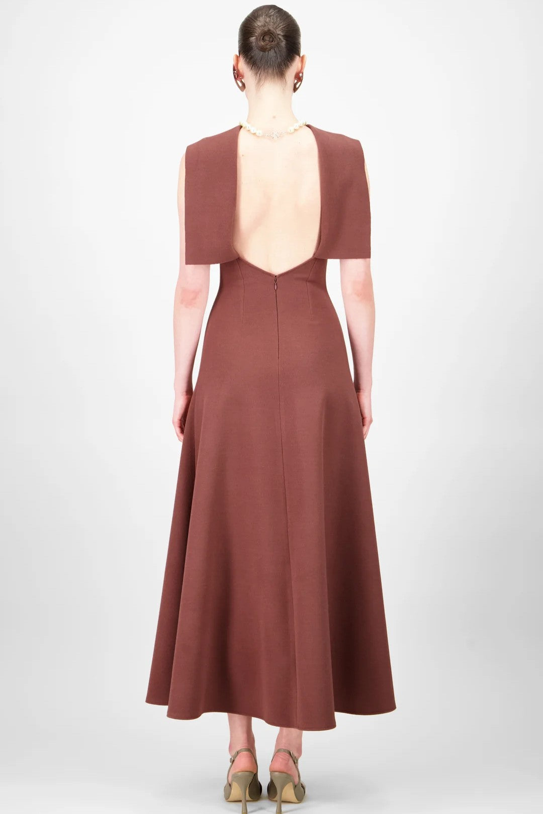 Back Reveal Midi Dress