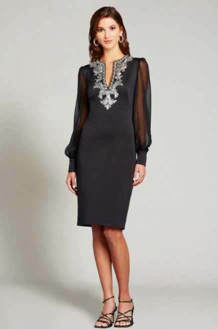 Berch Long Sleeve Neoprene Dress