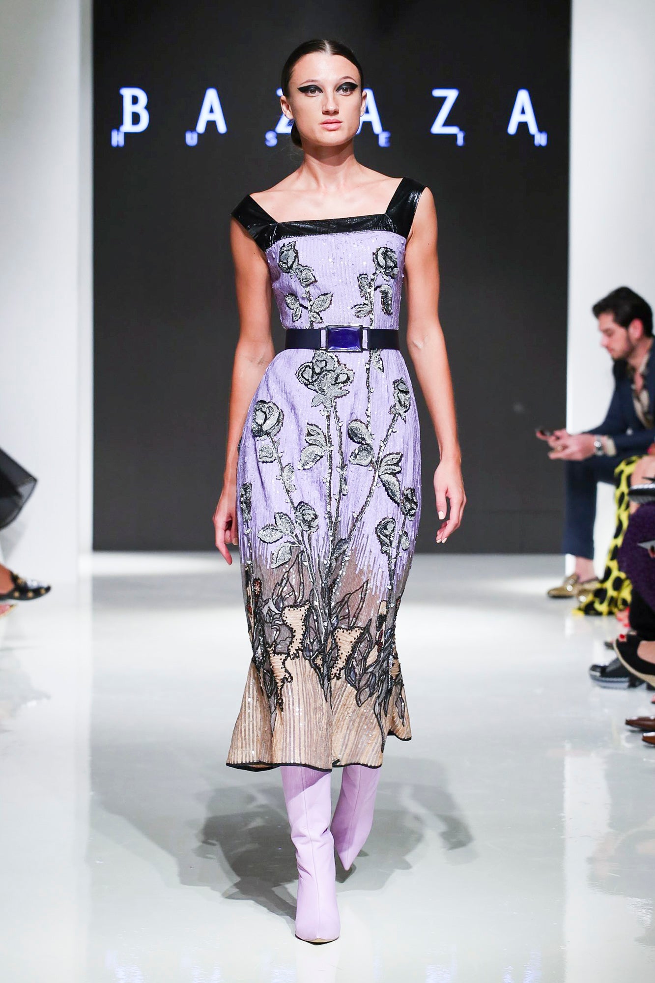 Sleeveless Square Cut Midi Dress