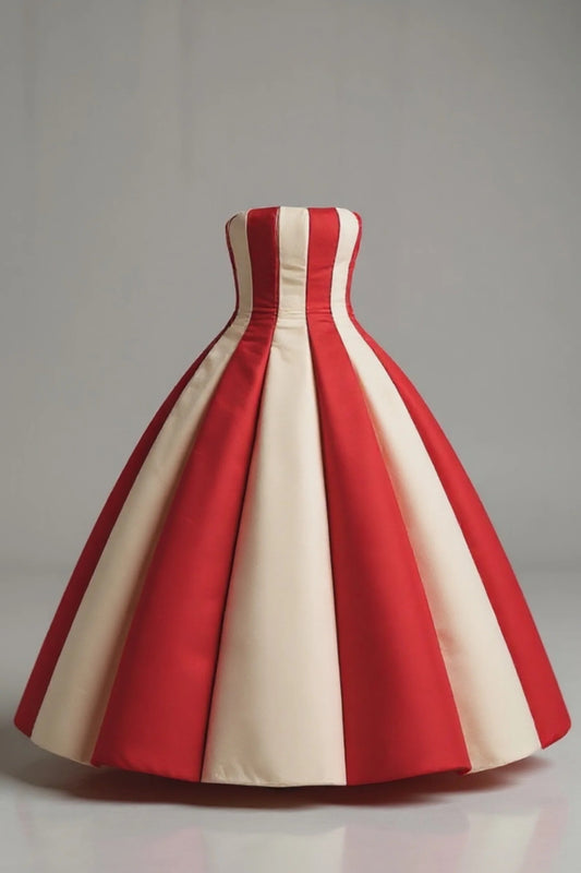 Temple of Stripe Gown