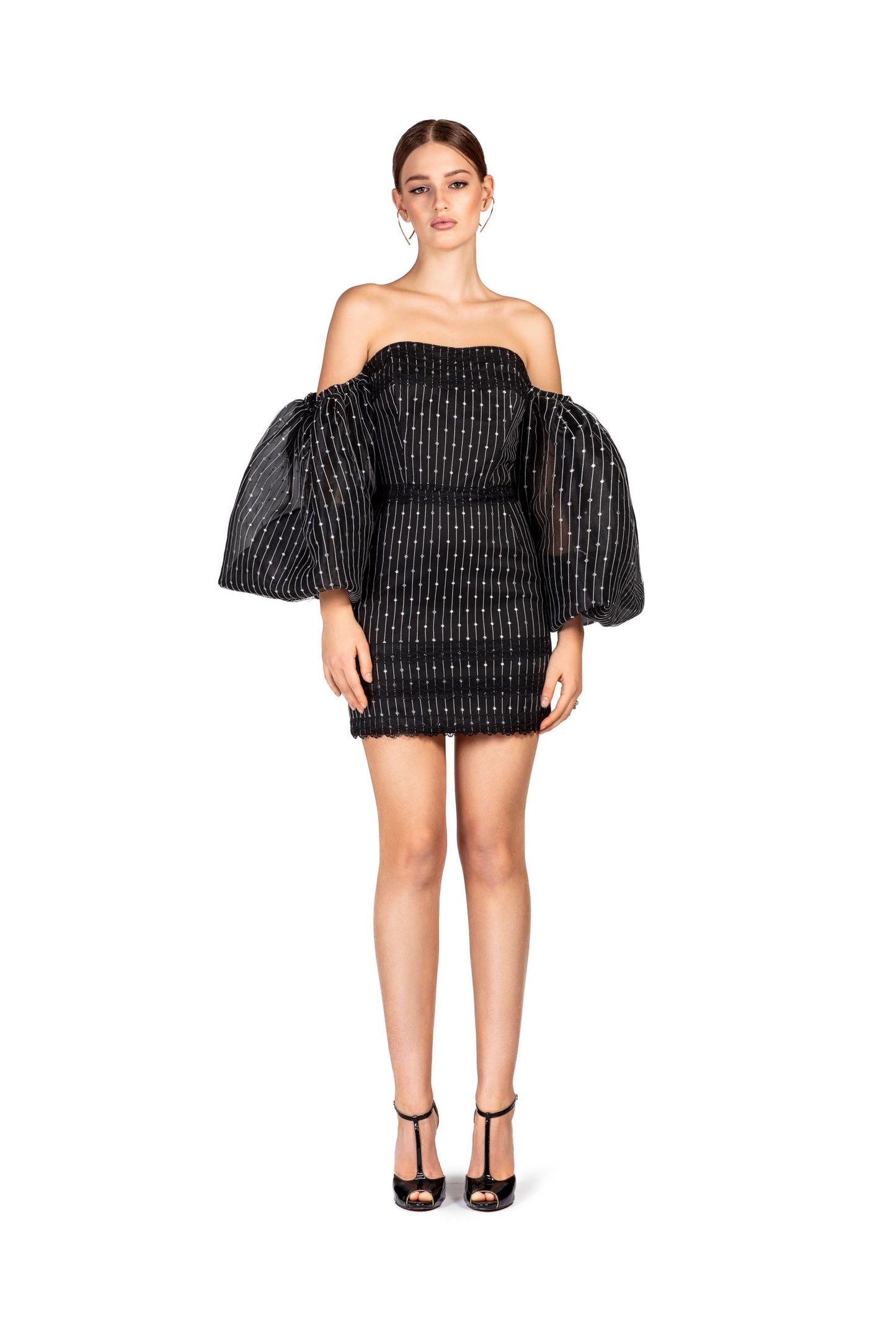 Puff Sleeve Cocktail Dress