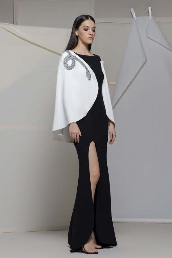 Aidone Cape Gown