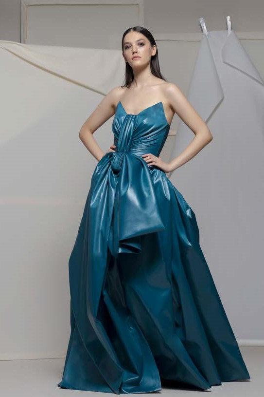 Arpaia Strapless  Gown