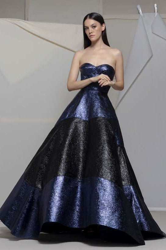 Agliana Strapless Sweetheart Gown