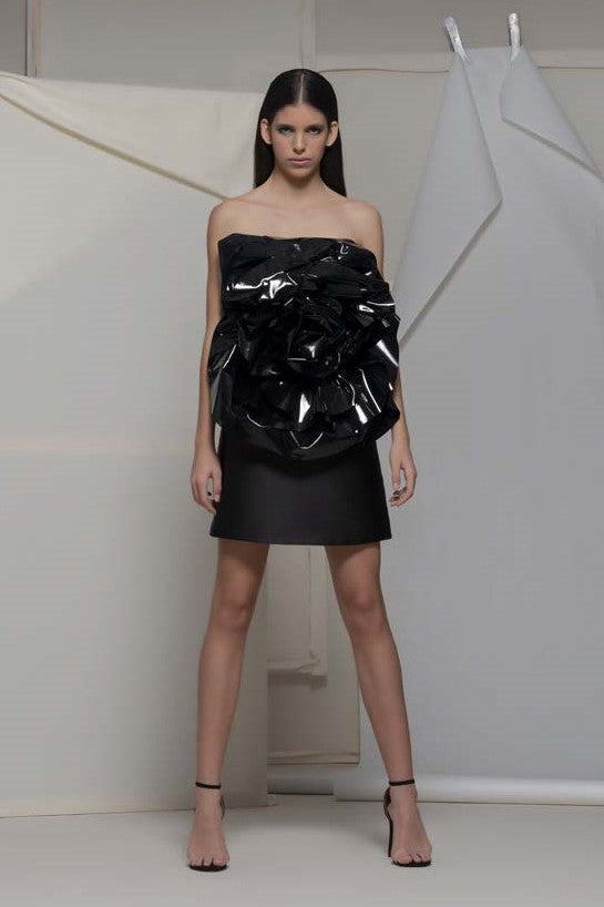 Angolo Strapless Cocktail Dress