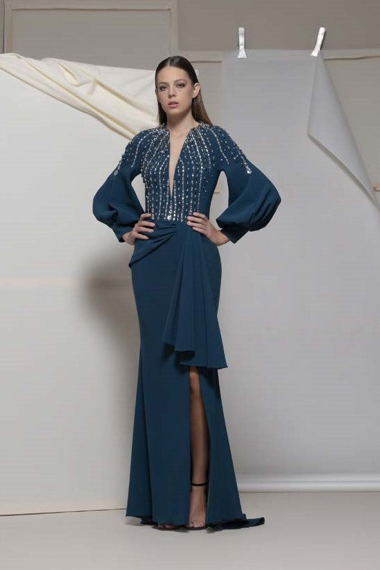 Arconate Long Sleeve Gown