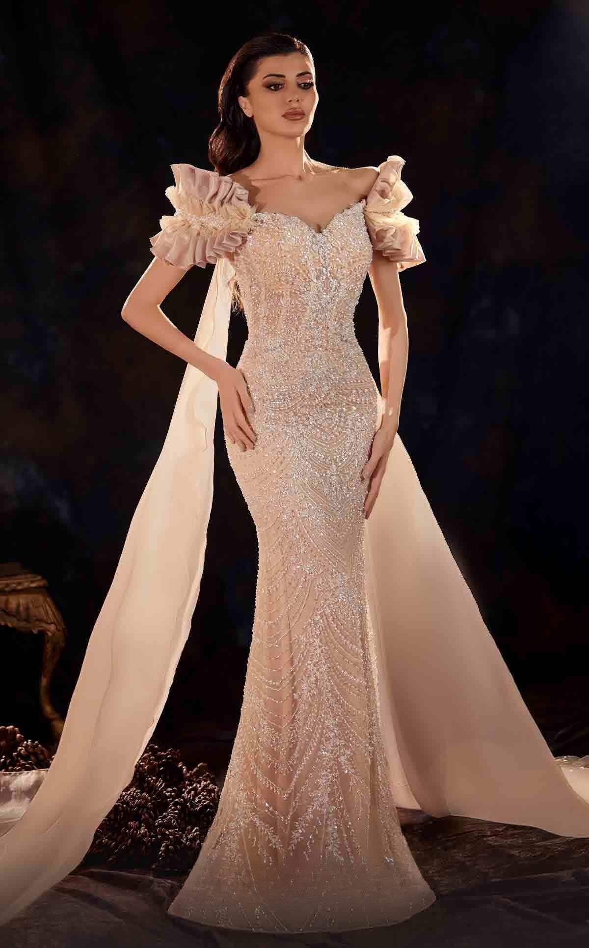 Fully Embellished Fitted Gown