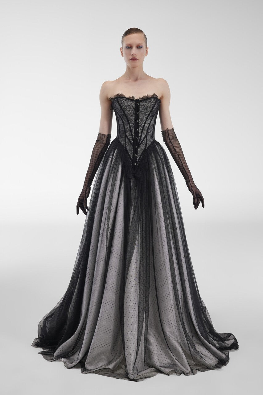 Lace-Corset Gown