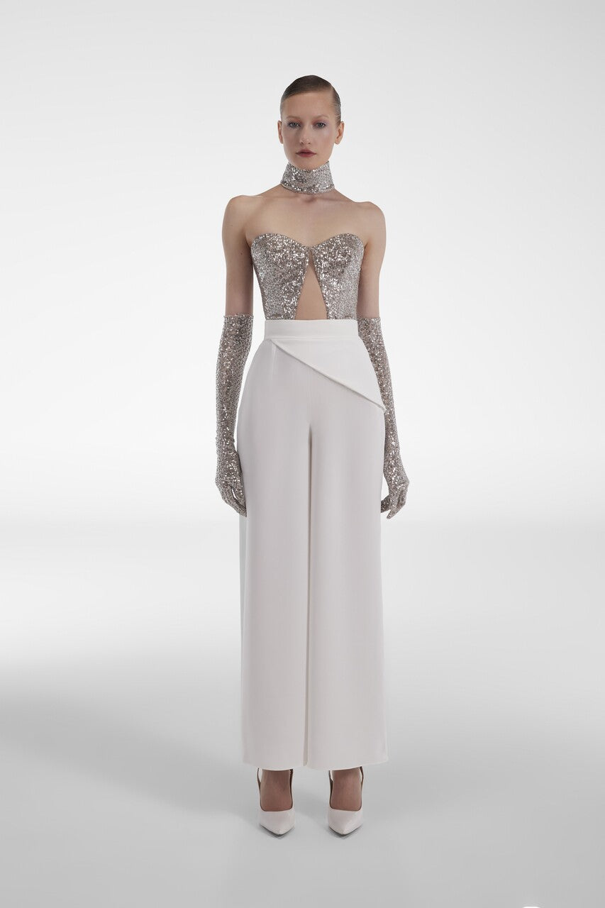 Strapless Top with Pants