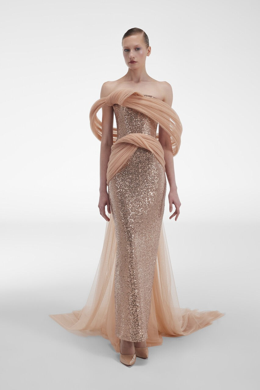 Sequined Somo Gown