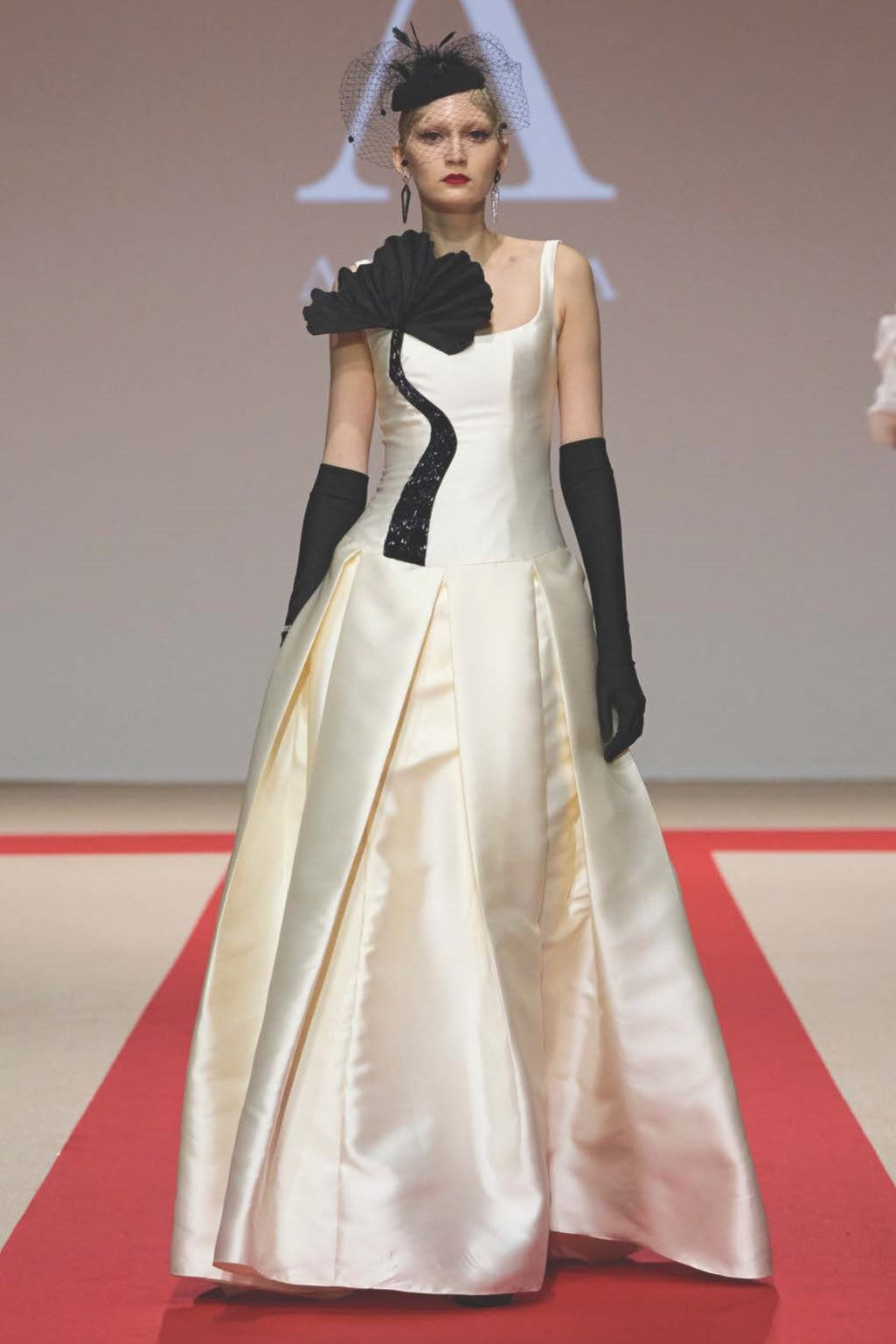 Scoop Neck A-Line Gown