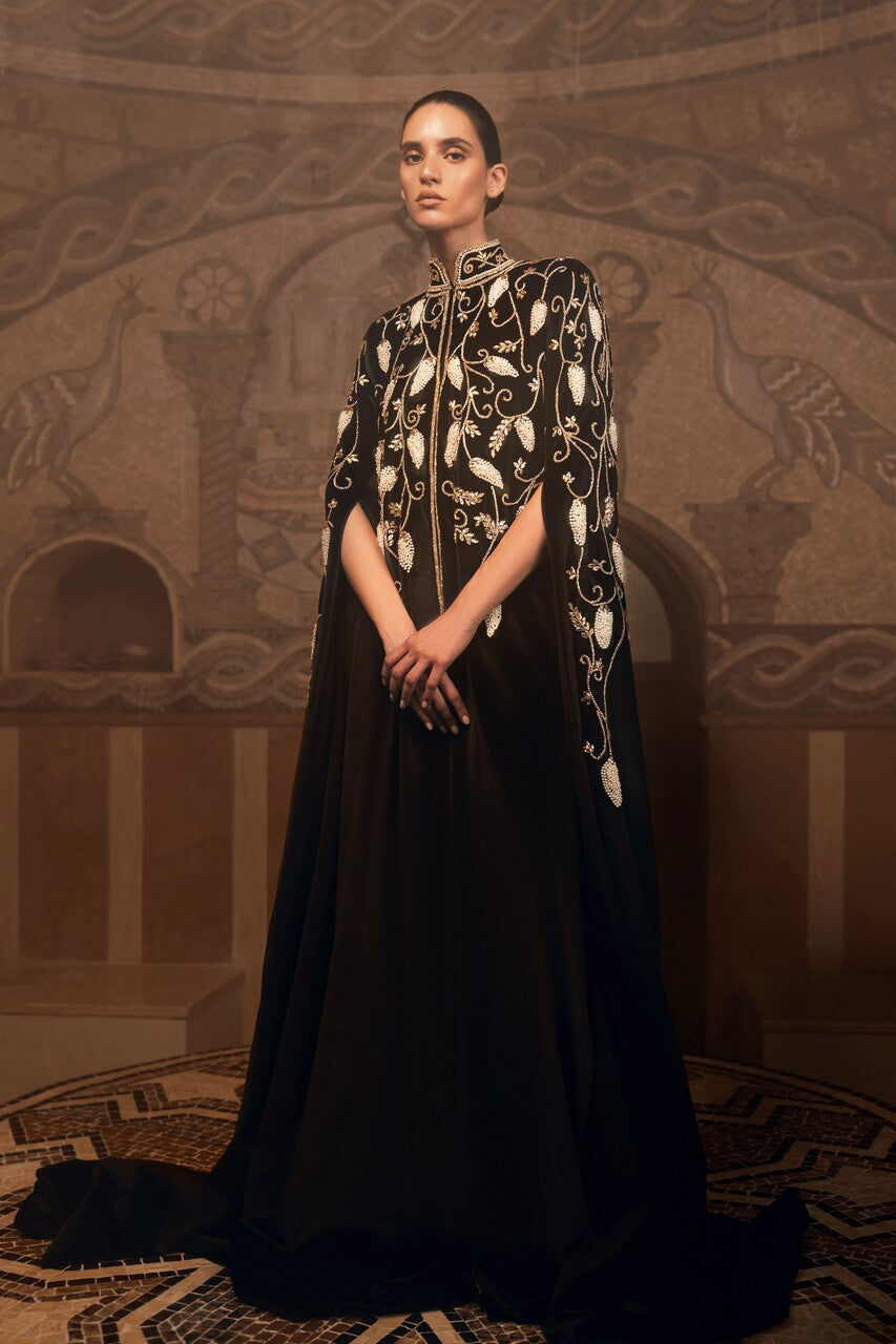 Velvet Abaya Gown
