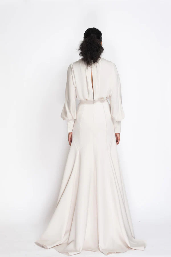 Ivory Cady Evening Skirt