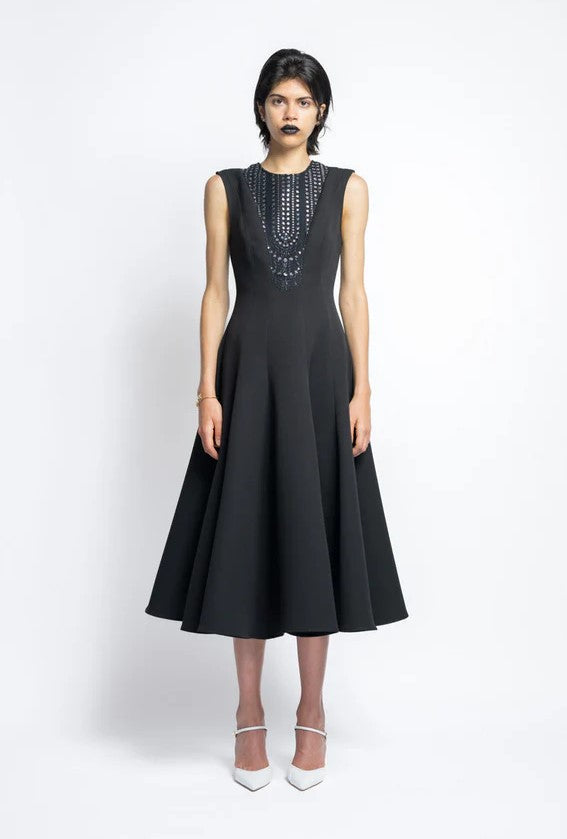 Cady Paneled Day Dress