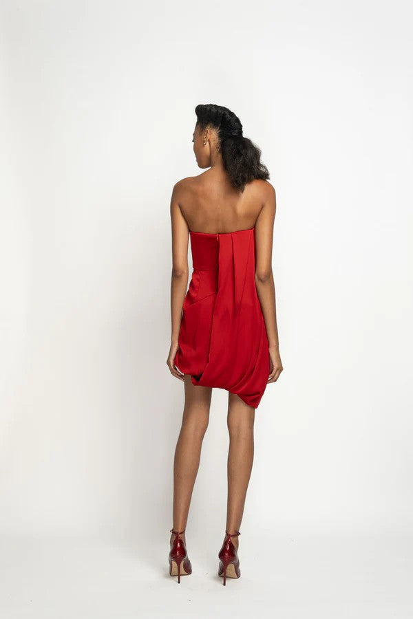 Sindoor Mini Sari Dress