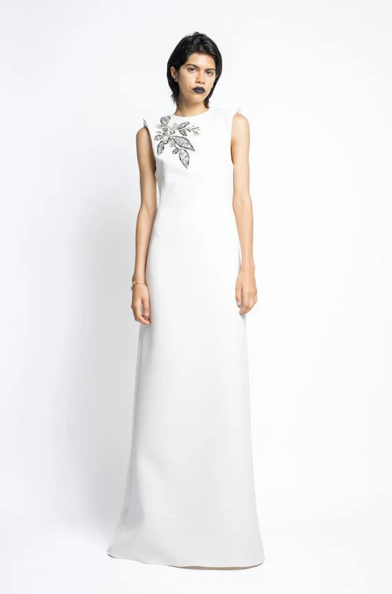 Sequin and Crystal Cady Gown