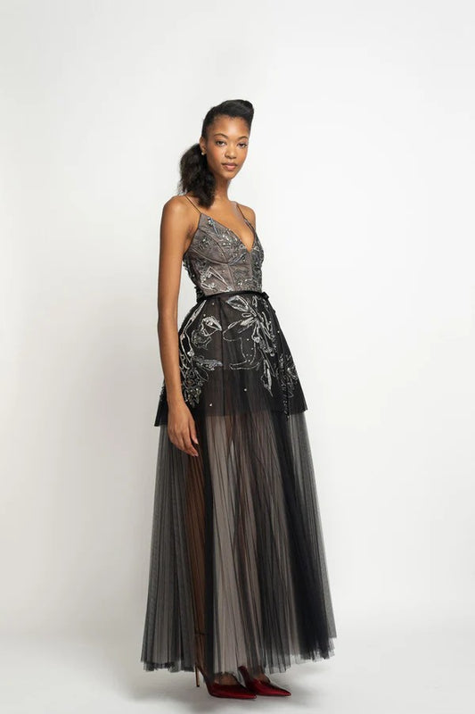 Onyx & Rose Tulle Gown