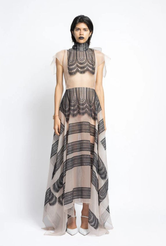 Lace and Organza Dress