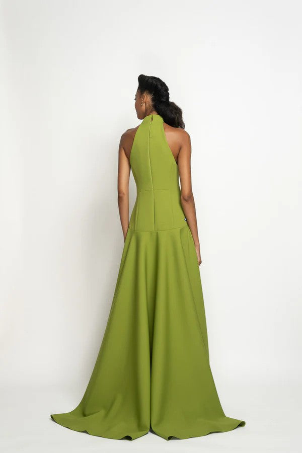 Olive Cady Halterneck Gown