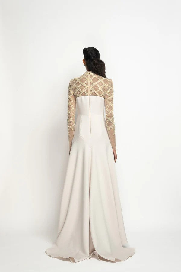 Stone Cady and Tulle Gown