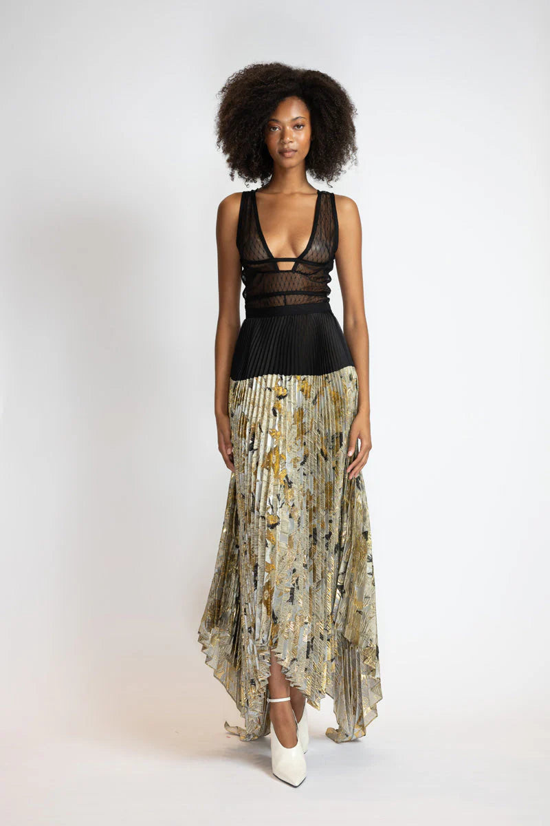 Lattice Bodice with Skirt