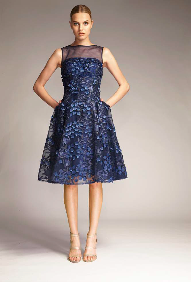 Sleeveless Tulle Cocktail Dress