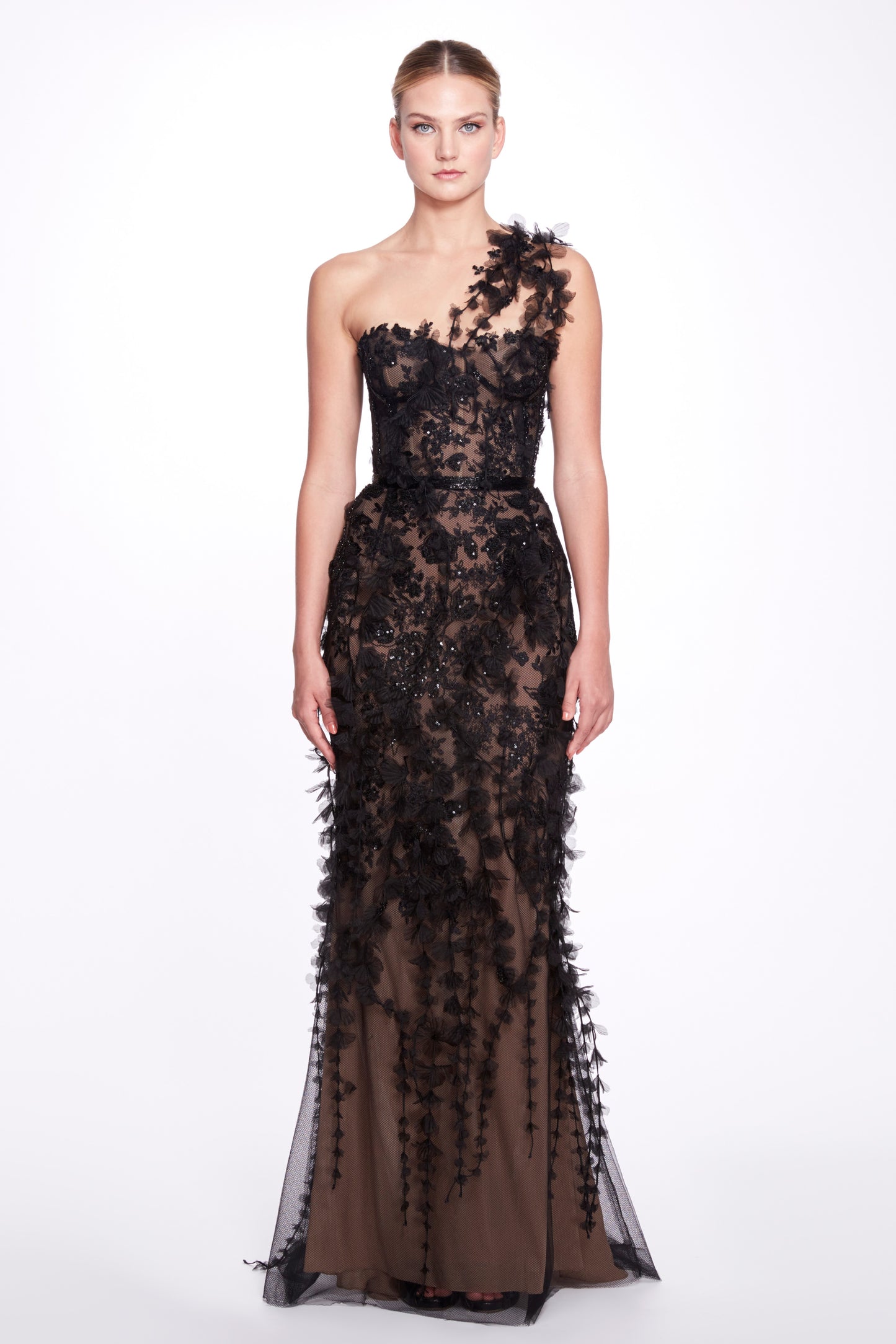Black Tulle Gown