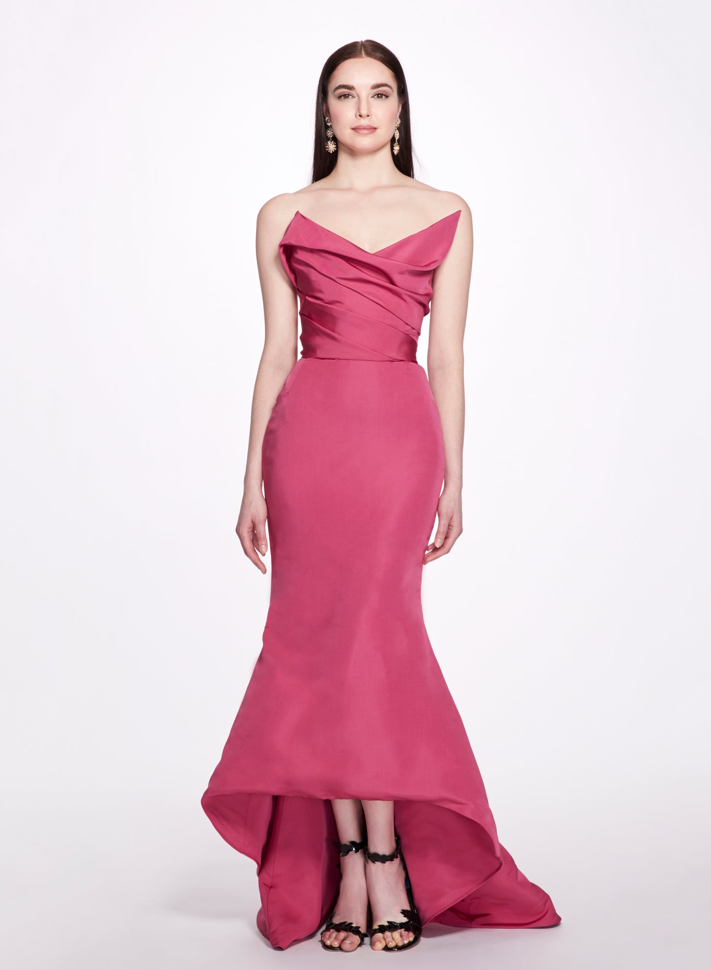 Strapless High-Low Gown