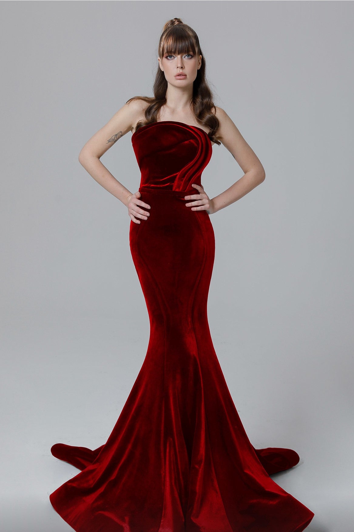 Mermaid Strapless Gown