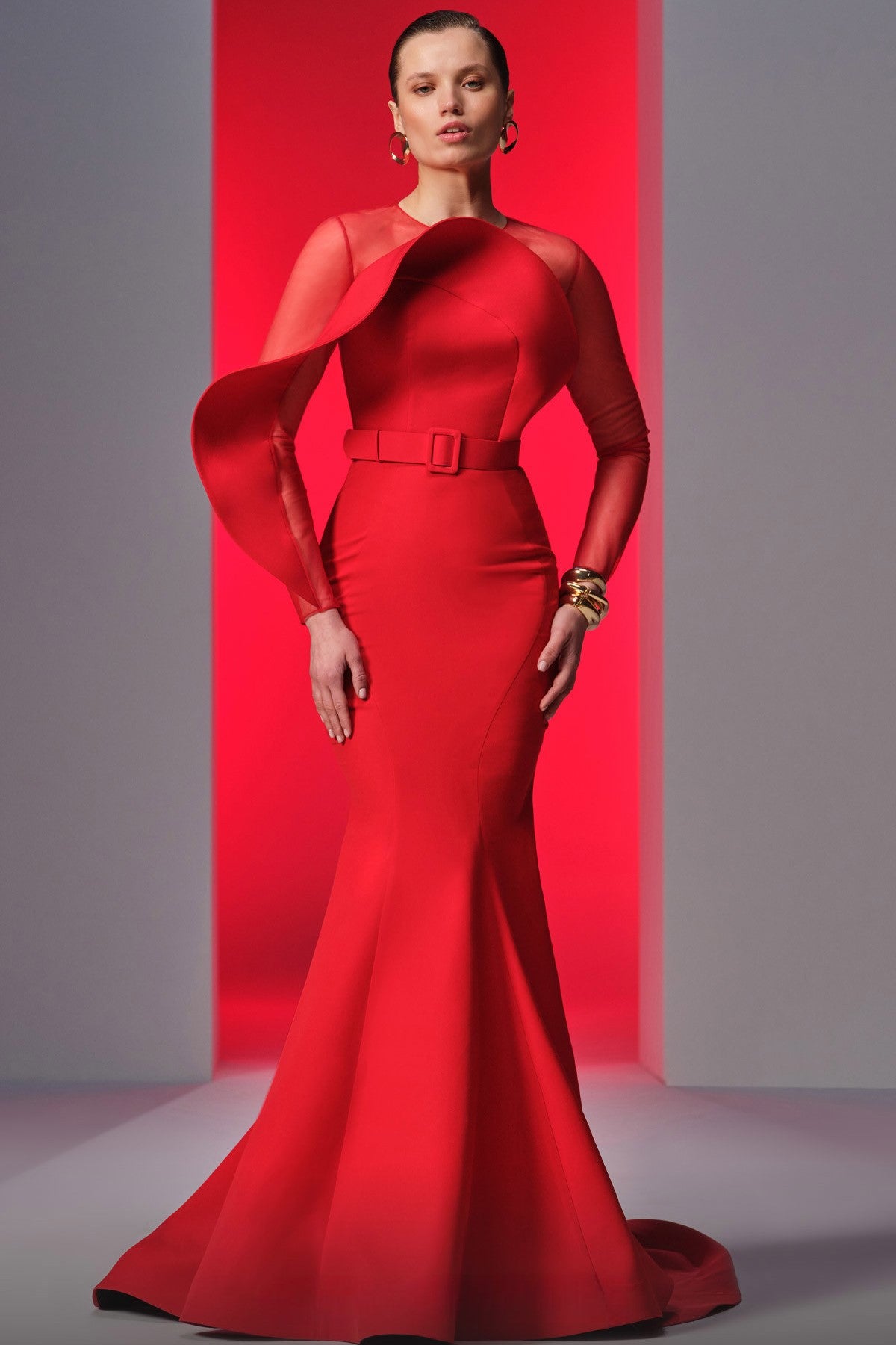 Structured Bodice Mermaid Gown