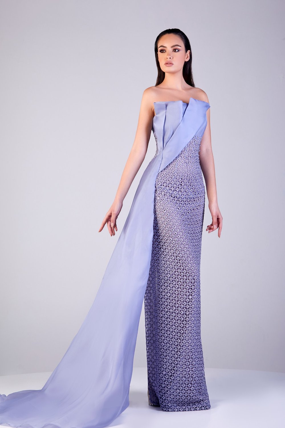 Strapless Serpent Gown