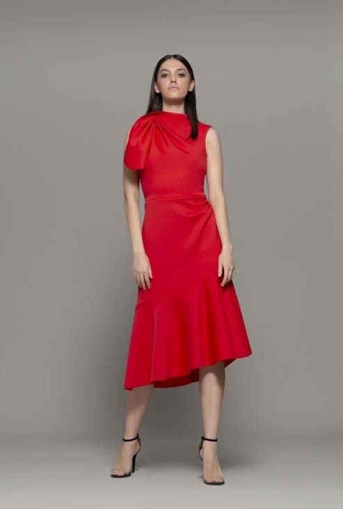 Abbasanta Sleeveless Midi Dress